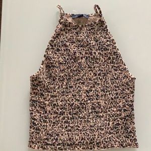 Leopard print tank size XS